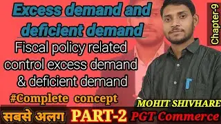 Policy Measures to control Excess demand and deficient demand || part-2|| macroeconomic