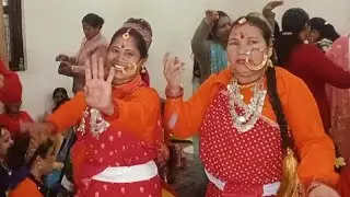कोटद्वार शादी में कीर्तनमडली का अच्छा पहनाव