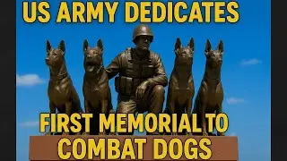 US Army Memorial Honoring Combat Dogs