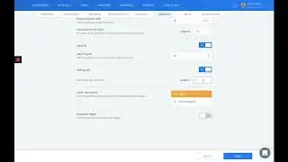 Settings: Labor Cost (Admins)