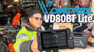 VDIAGTOOL Двунаправленный сканер, 8-дюймовая беспроводная система OBD2, диагностический сканер с ...