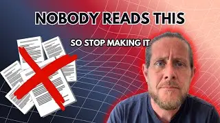 The AI Crucible | The Report Nobody Reads (And Why You're Still Making It)