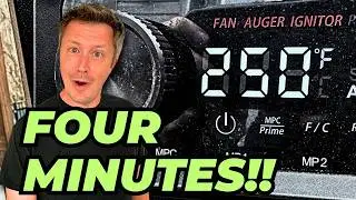 Быстро разогрейте пеллетный гриль... Даже зимой!!