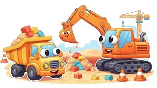 Mini Truck World &ndash; Fun Mini Excavator & Dump Truck Adventures for Kids | Educational Cartoon Videos