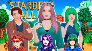 ☁️Stardew Valley in The Sims 4! #1🍃Pierre, Caroline and Abigail Family (+ CC folder)