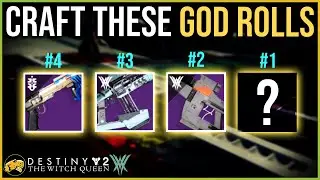 Best Weapons and Perk Combs to Craft in Destiny 2 Witch Queen - Top 10 - Season of the Risen