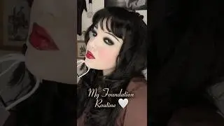 MY FOUNDATION ROUTINE #makeuptutorial #gothicmakeup #goth #foundationroutine