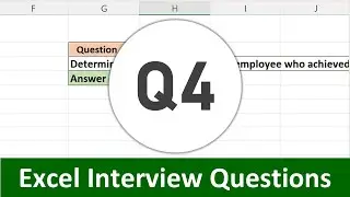 4 - Top Excel Interview Question Explained in Hindi | Must Know Question for Data Analyst & MIS Job