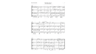 Silent Night by Franz Gruber for French Horn Quartet | SHEET MUSIC