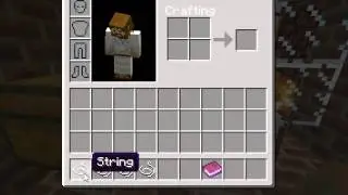 Minecraft Tutorial; How to make wool from string