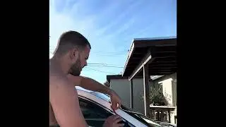 How to reinstall car window rain guard cover