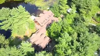 217 Hamer Bay Road mactier Ontario from the sky