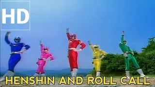 Gekisou Sentai Carranger Henshin and Roll Call(HD)