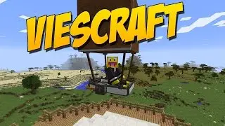 Дирижабли в minecraft! Viescraft мод.