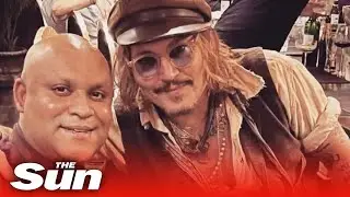 Johnny Depp spends &pound;50k at Birmingham curry house celebrating Amber Heard court case win