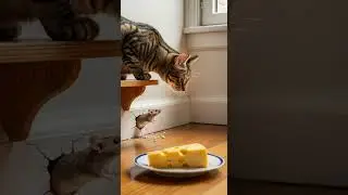 The Cat's Shocking Trap&hellip; Will the Mouse Outsmart Danger #cats #mice #wildlife