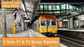 Sydney Trains Vlog 2533: ATP DTRS Y Sets Y1 & Y2 Scrap Transfer