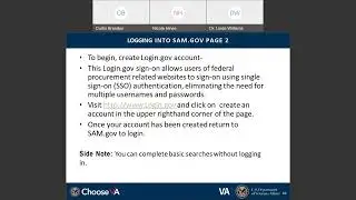 Finding VA opportunities using SAM gov  (1.26.2022)