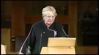 Margo Macdonald makes her case for Scottish Independence in Parliament