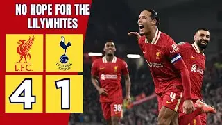 Liverpool 4-1 Tottenham Semifinal Carabao Cup 2025 | No Hope For The Lilywhites | Extended Highlight