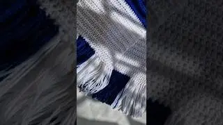 Geh&auml;kelter Schal / Halstuch, 2 Farben