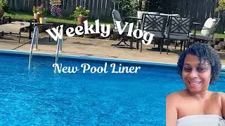How To Replace An Inground Pool Liner  | Weekly Vlog