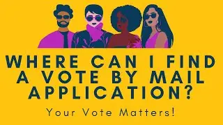 Where to find your voter registration application.