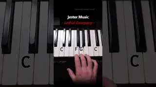 Lethal Company JESTER Music! RUN for your LIFE! 🎹 #pianotutorial #lethalcompany