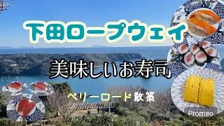 【伊豆下田】半日観光　ロープウェイ＆美味しいお寿司＆ペリーロード