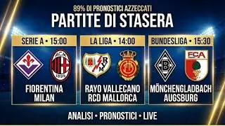 DIRETTA CALCIO: Serie A e La Liga | Fiorentina-Milan & Rayo-Mallorca | Analisi e Pronostici Live ⚽💸