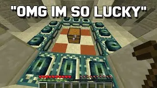fake minecraft speedruns be like..