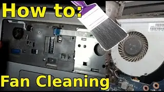 HP ProBook 450 G2 disassembly and fan cleaning