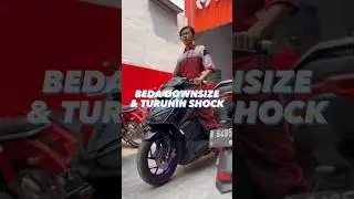 So this is the difference between downsizing and lowering the shock😁 #downsize #downsizeshock #do...