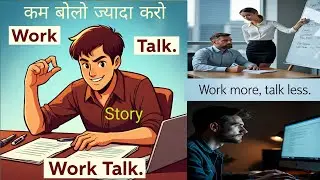 Keep your focus on work at all times. | Work More Talk Less | कम बोलो और ज्यादा करो #motivation