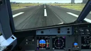 FSX final approach/landing Miami International (Airbus X, UTX North America, REX 2.0, FSpassengersX)