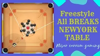 All break shots of newyork freestyle table...