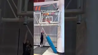 Watch this trickshot closely! 🔥🏀 #basketball #viral #relatable #fyp #shorts #athlete