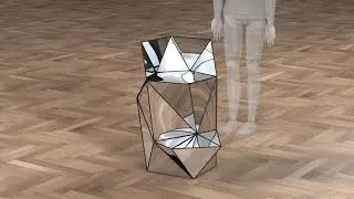 Rook bar stool with integrated footrest