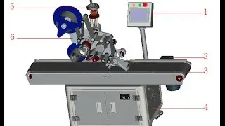 Auto top surface labeling machine pouch card bag adhesive label applicator m&aacute;quina de etiquetado