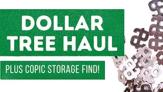 Dollar Tree Haul | Copic Storage Solution & Other Craft Goodies