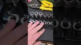 Complete 3/8 Snap-On Sockets #snapontoolbox #tools #automobile #diy #snapon