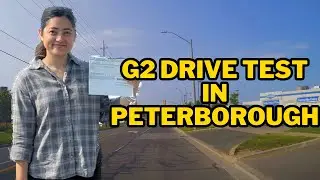 G2 Road Test In Peterborough | Real Road Test with Audio | G2 Road Map In Peterborough