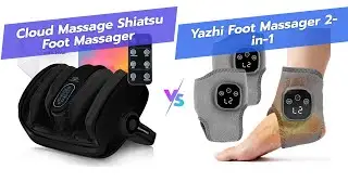 Foot Massager Showdown: Cloud Massage Shiatsu vs YAZHI 2-in-1 💆&zwj;♀️🔥 | Deep Kneading & Heat Therapy