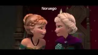 Frozen - Elsa y Anna dicen Chocolate en 25 idiomas