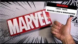 Unbox & Build LEGO 76313 - MARVEL Logo &ndash;  Avengers Team Minifigs