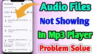 Downloaded Audio Files Not Showing On Mp3 Player Problem Solved | How to Save Audio Files Problem