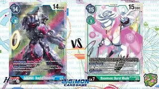 DIGIMON TCG: Gabumon BoF (Blue) vs Rosemon (Green)