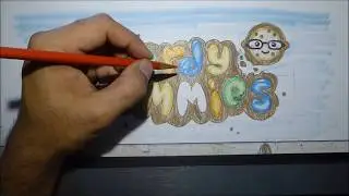 YouTuber Series:  Rosanna Pansino's Nerdy Nummies Time-Lapse Drawing
