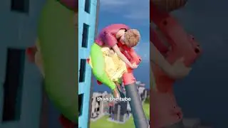 WHAT HAPPENS WHEN YOU JUMP OFF A SKYSCRAPER WITH A LEAFBLOWER?🏙️