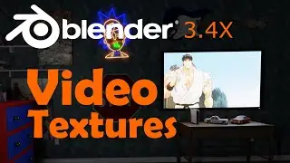 Blender 3.4X: How to use a video as a texture